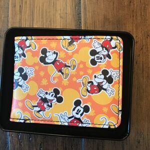 Mickey Mouse Orange Wallet‎
